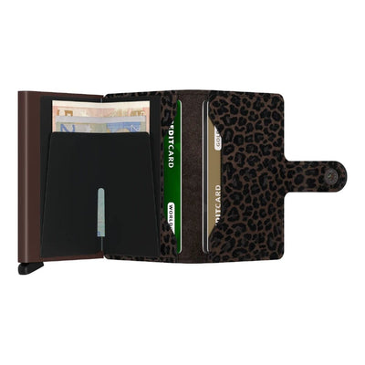 Secrid Leo Leather Mini Wallet | Brown
