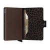 Secrid Leo Leather Mini Wallet | Brown