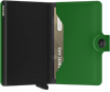 Secrid Matte Leather Mini Wallet | Bright Green