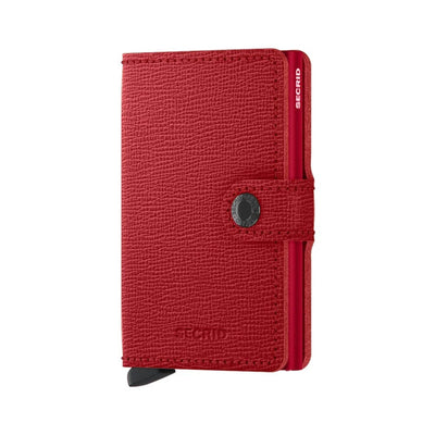 Secrid Mini Crisple Leather Wallet | Lipstick