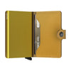 Secrid Mini Crisple Leather Wallet | Ochre