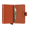 Secrid Mini Crisple Leather Wallet | Pumpkin