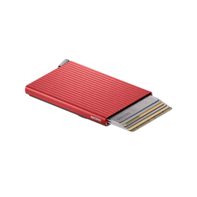 Secrid Premium Card Protector+ Fluted for Magsafe | Red