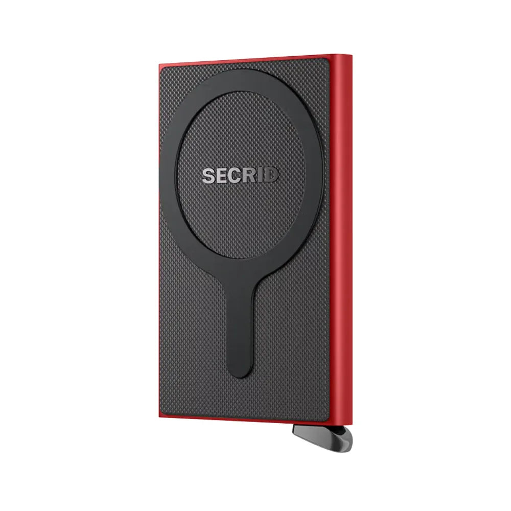 Secrid Premium Card Protector+ Fluted for Magsafe | Red