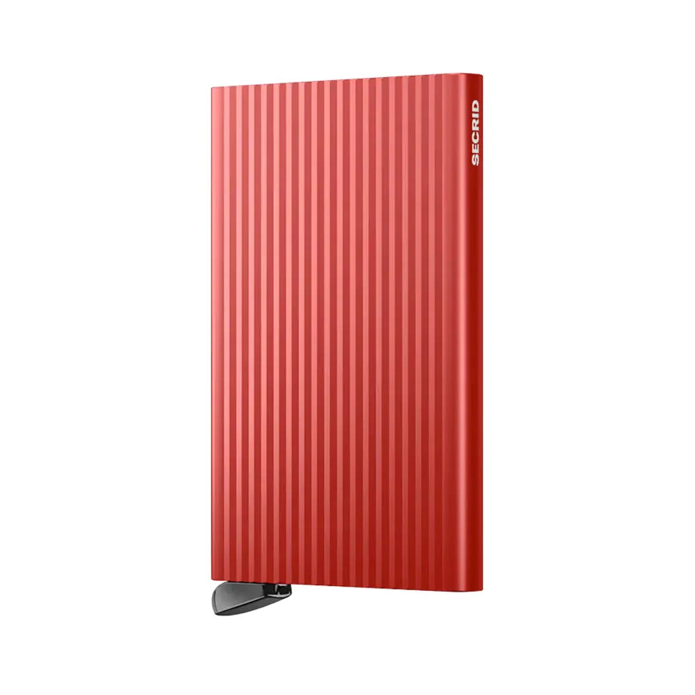 Secrid Premium Card Protector+ Fluted for Magsafe | Red
