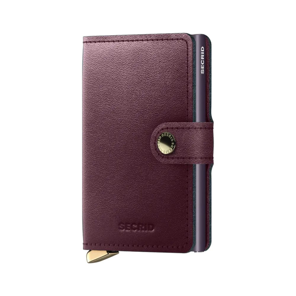 Secrid Premium Mini Wallet | Dusk Bordeaux