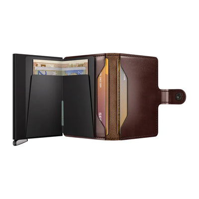 Secrid Premium+ Mini Wallet | Dusk Dark Brown