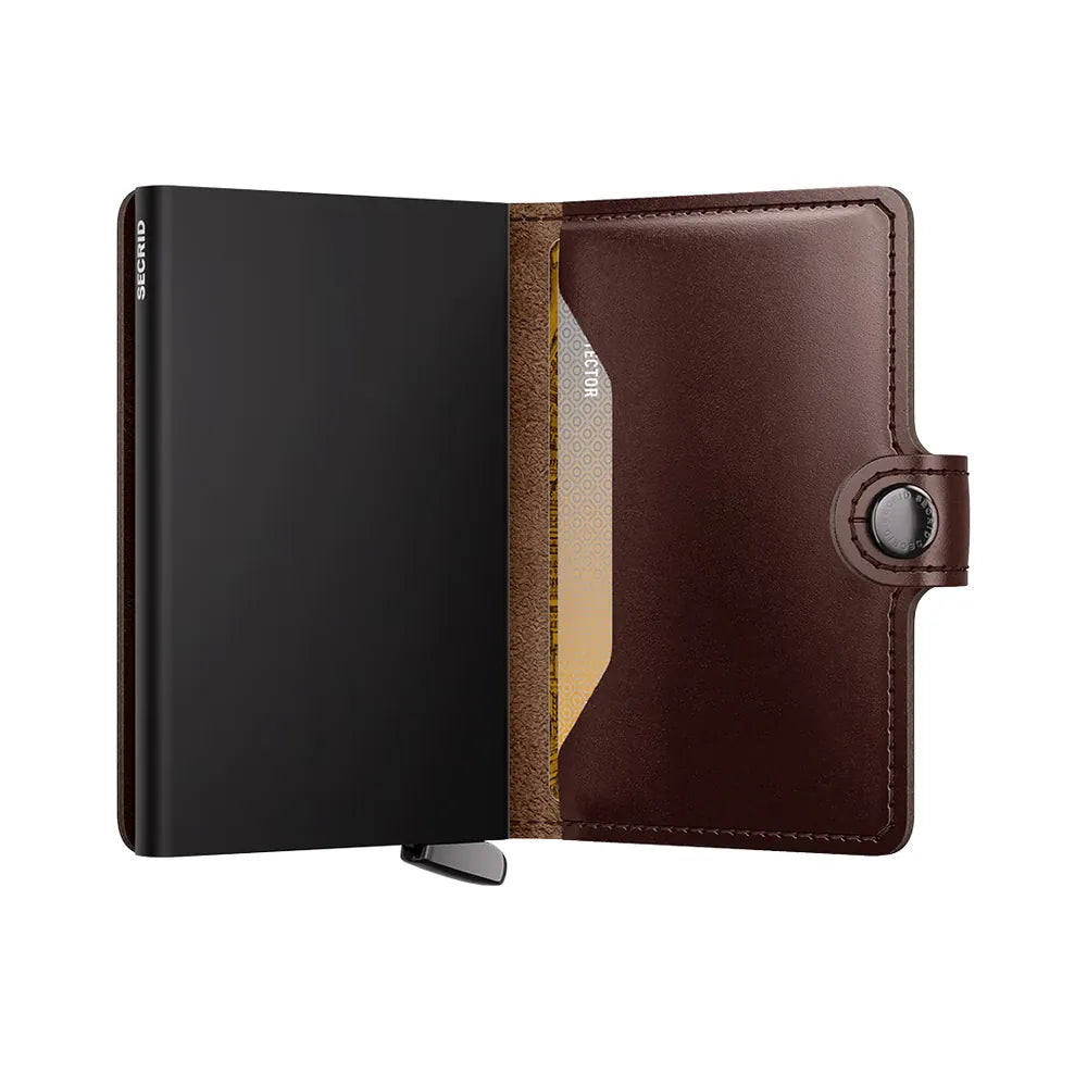 Secrid Premium+ Mini Wallet | Dusk Dark Brown