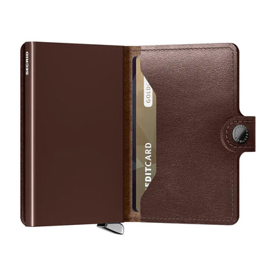 Secrid Premium+ Mini Wallet | Dusk Dark Brown