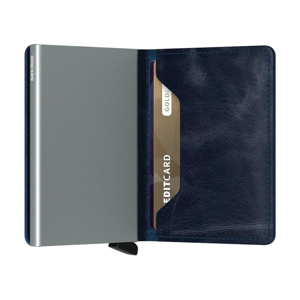 Secrid Slim Wallet | Vintage Blue