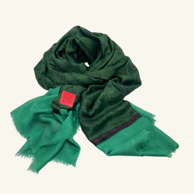 Silk Scarf | Bandana Print | Grass