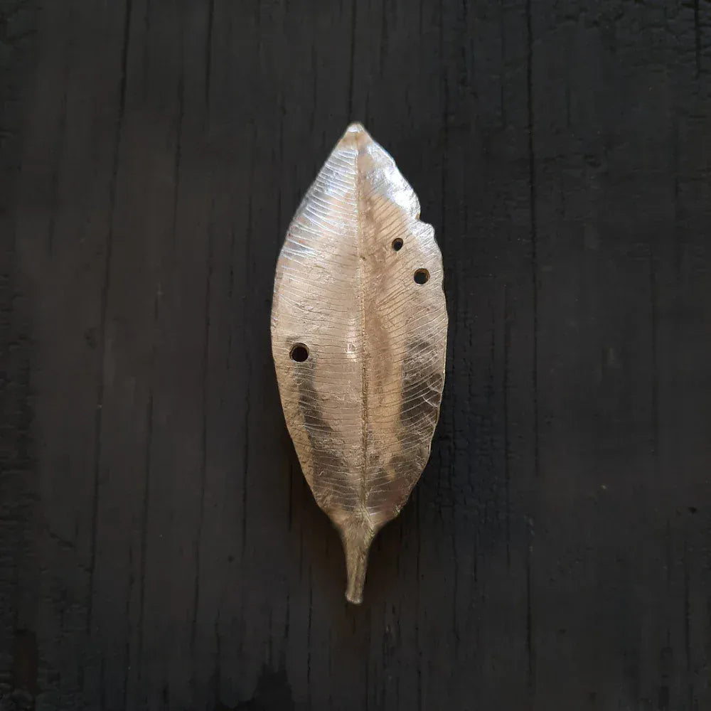 Small Emma Cunningham | Silver Pōhutukawa Brooch