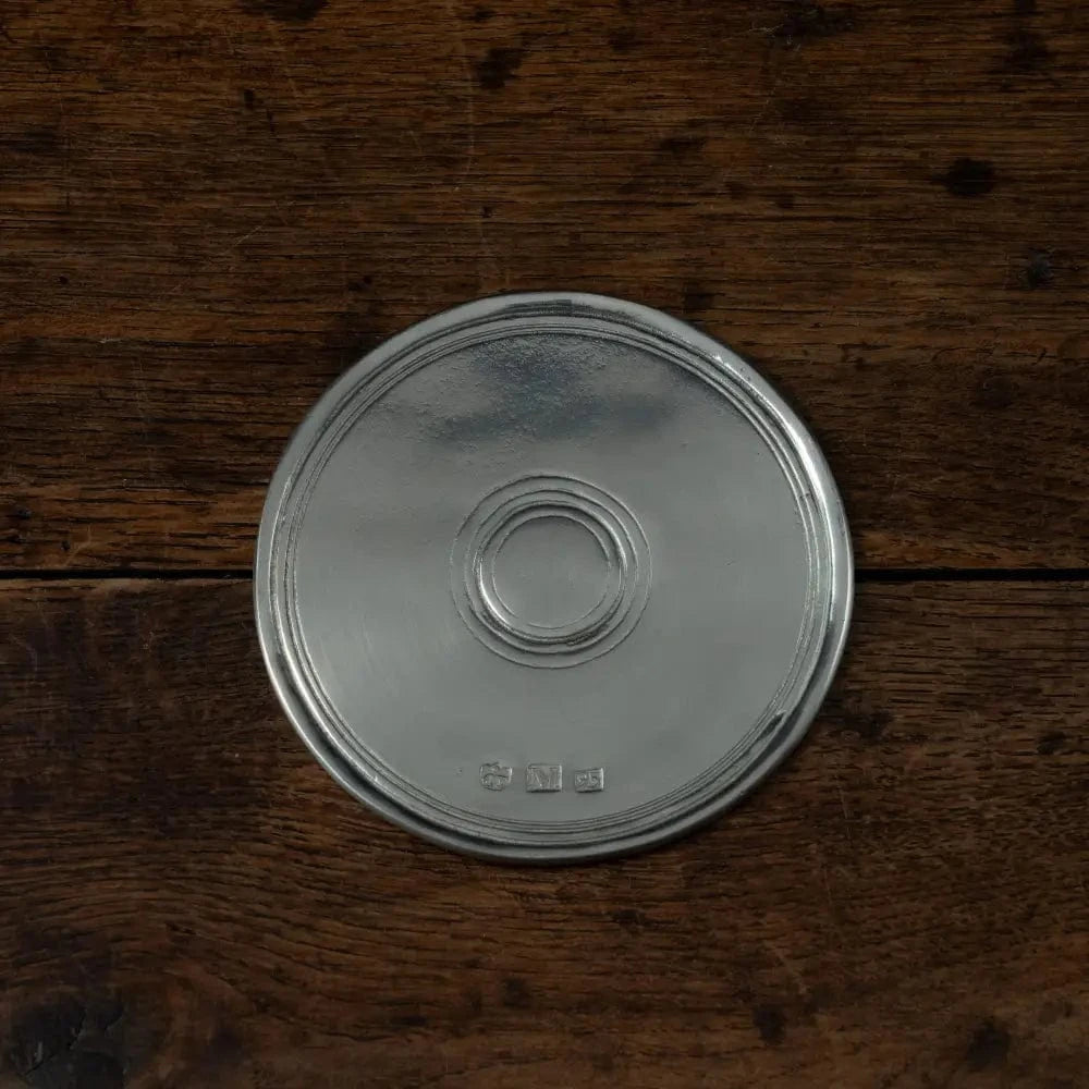 Small Italian Pewter Coaster