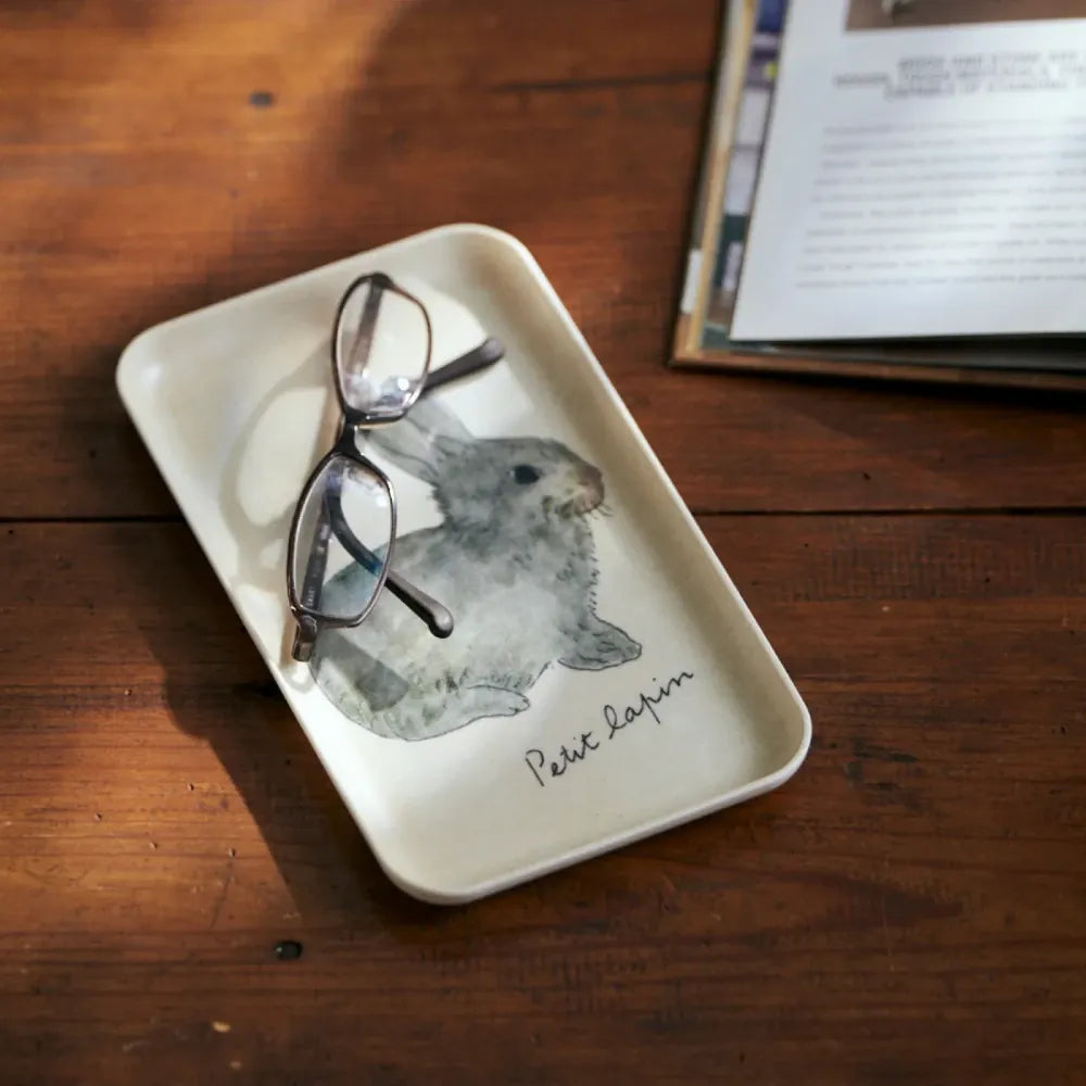 Small Linen Tray | Lapin Isabelle