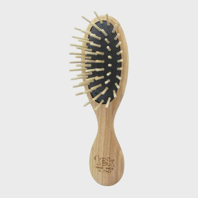 Small Oval Ash Wood Purse Brush