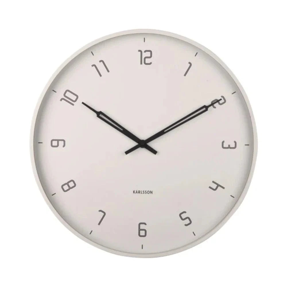 Stark Wall Clock | Warm Grey
