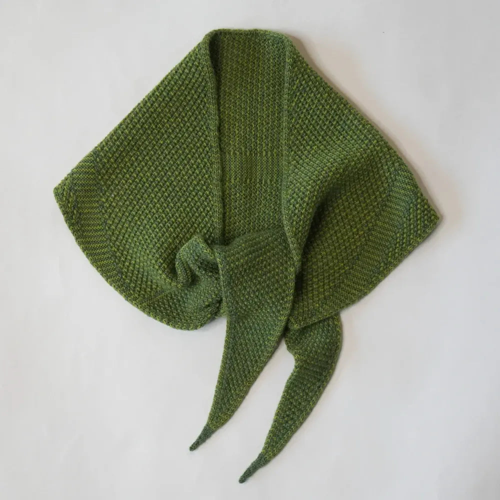 Taranaki Neckerchief in Merino | Totara Green
