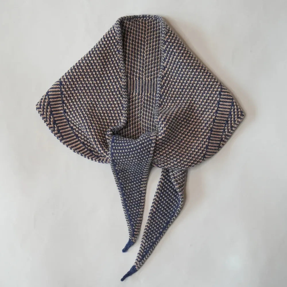 Taranaki Neckerchief in Merino | Tūrutu Blue