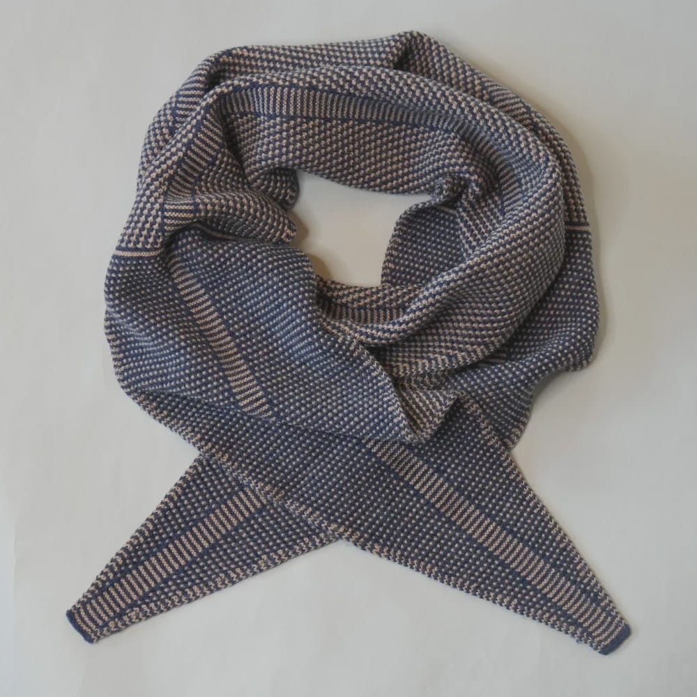 Taranaki Scarf in Merino | Tūrutu Blue