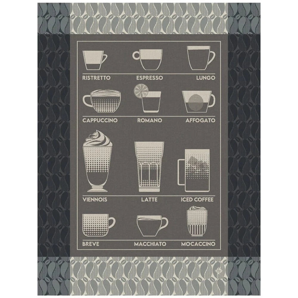 Tea Towel | Barista Black