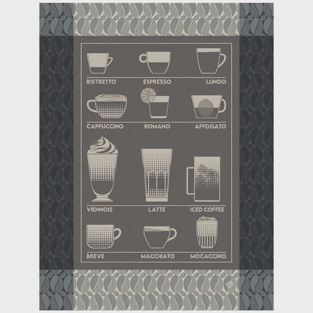 Tea Towel | Barista Black