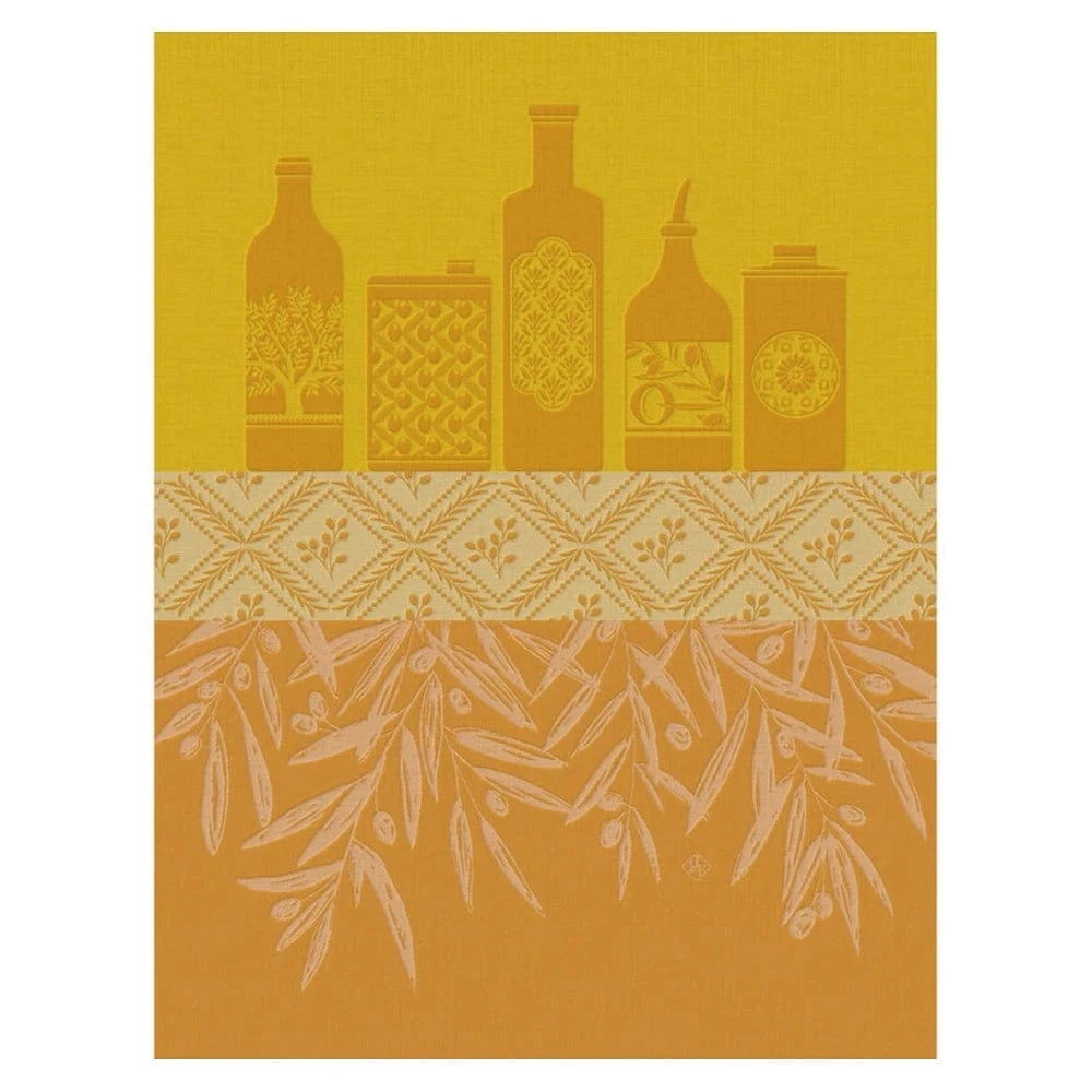 Tea Towel | Huiles Provençales Yellow