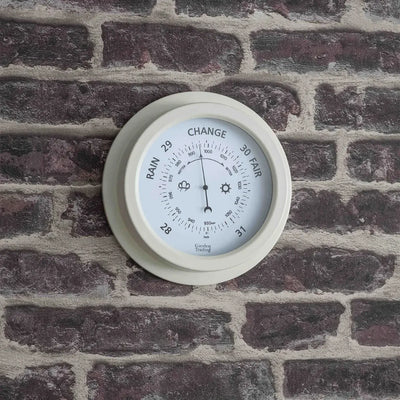 Tenby Barometer | Steel Carbon