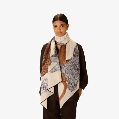 Tou Tou  | White Scarf