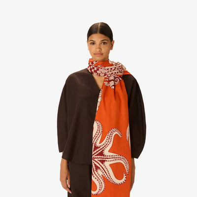 Vague | Orange Scarf