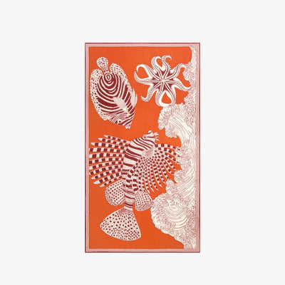 Vague | Orange Scarf