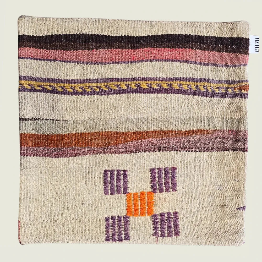 Vintage Turkish Kilim Cushion 729 | 50 x 50cm