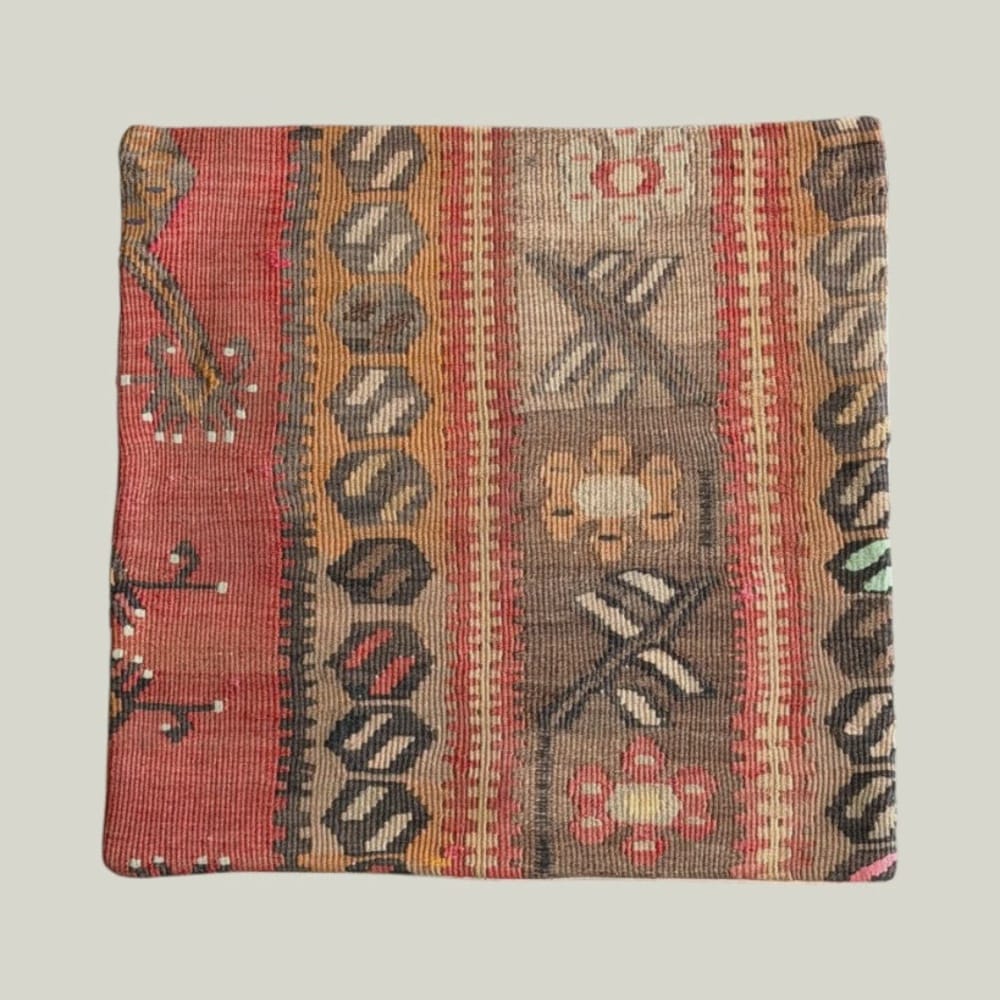 Vintage Turkish Kilim Cushion 886 | 50 x 50cm