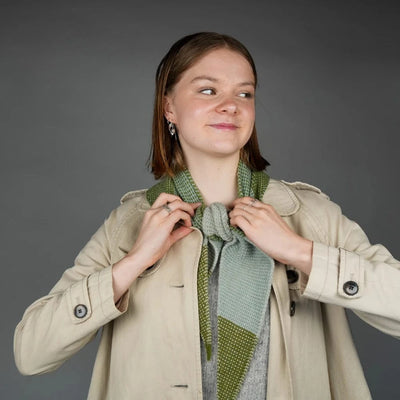 Waitaha Neckerchief in Merino | Spring Pikopiko