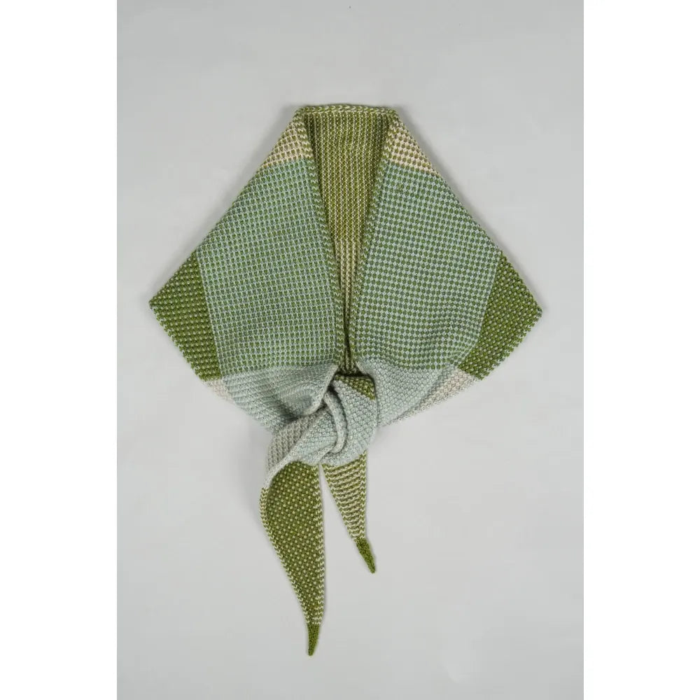 Waitaha Neckerchief in Merino | Spring Pikopiko