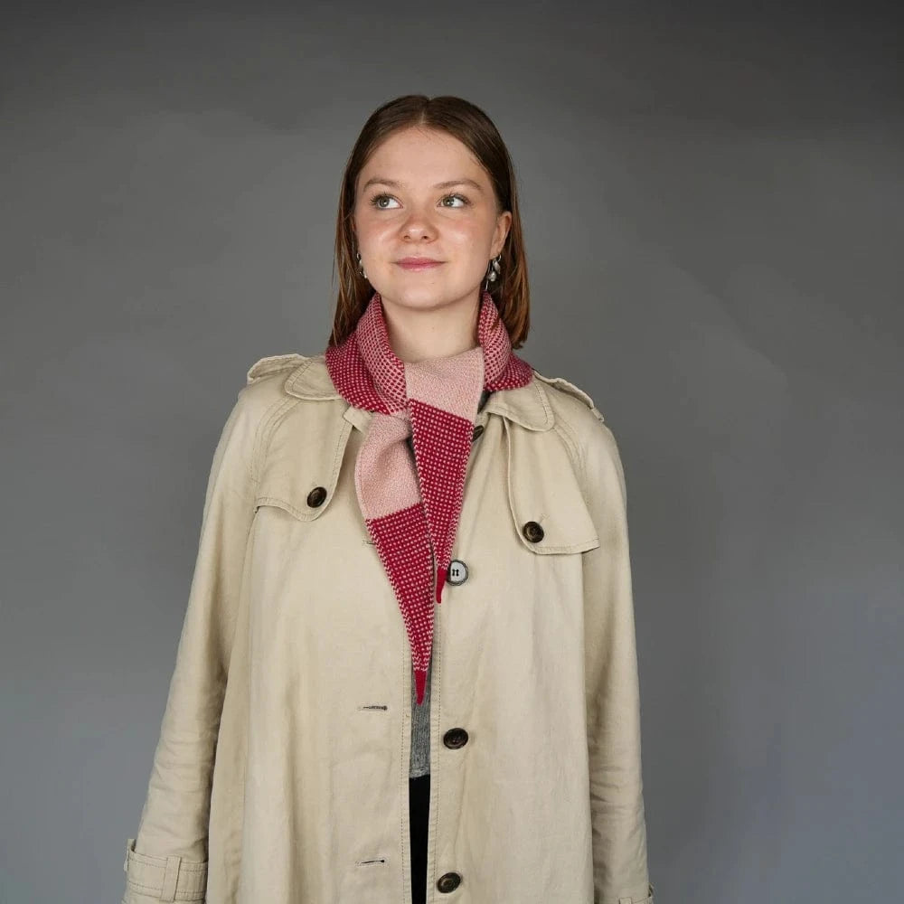 Waitaha Neckerchief in Merino | Spring Pōhutukawa