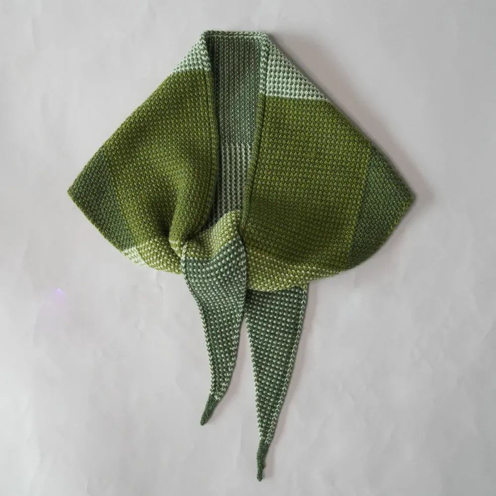 Waitaha Neckerchief in Merino | Totara Green