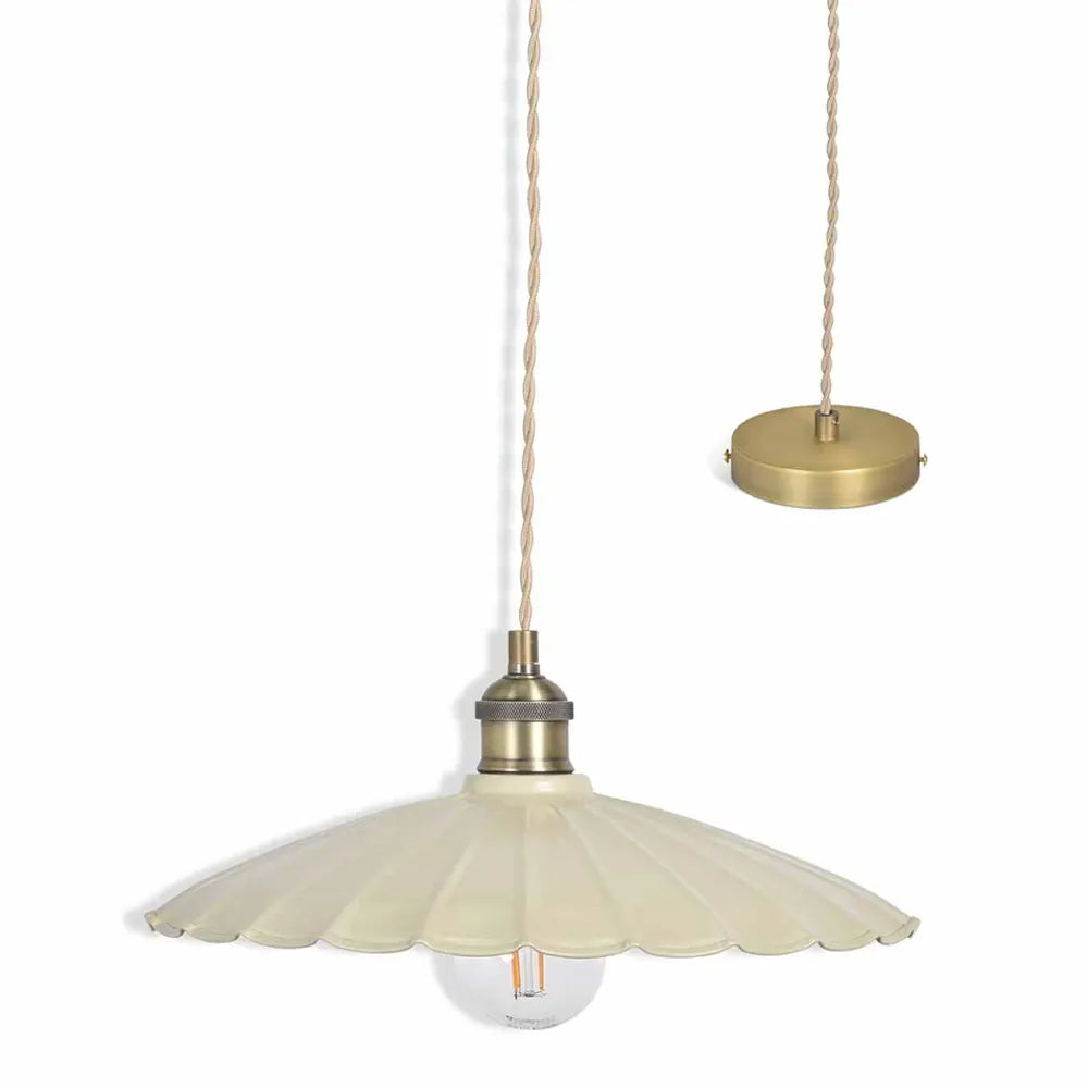 Wanstrow Ceiling Pendant | Steel Clay | Large
