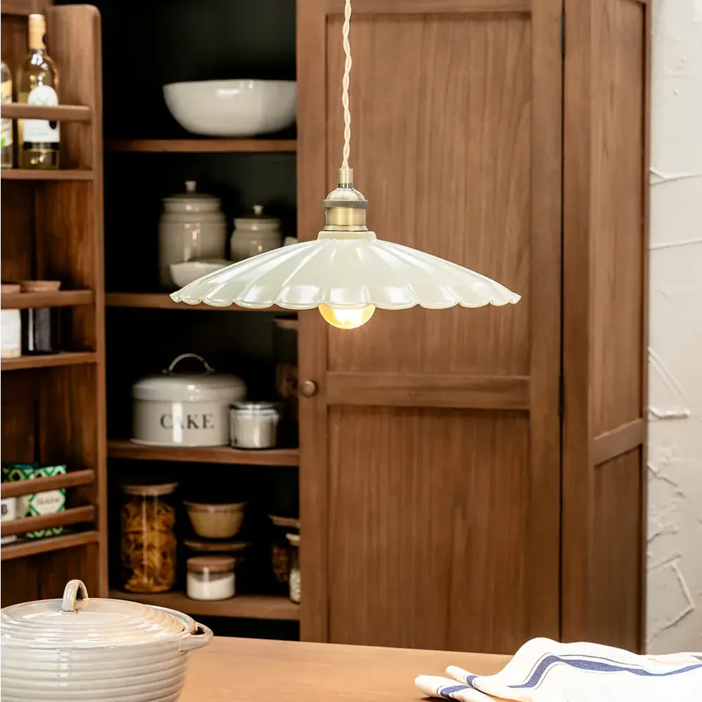 Wanstrow Ceiling Pendant | Steel Clay | Large