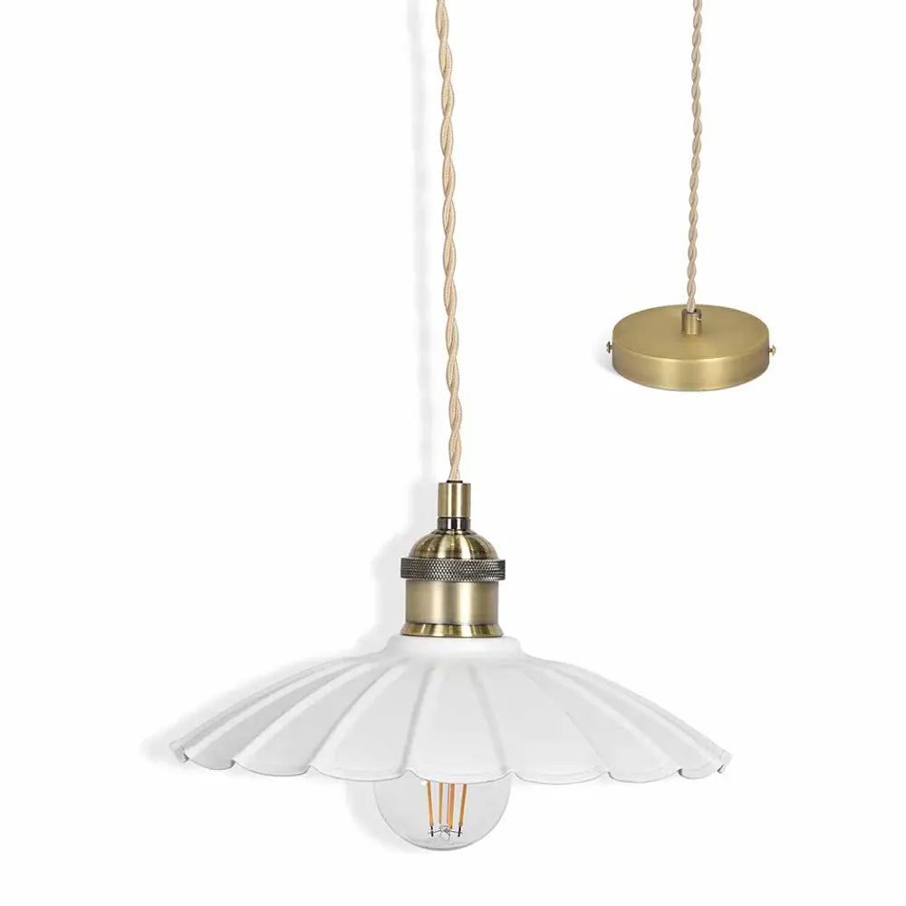 Wanstrow Ceiling Pendant | Steel Clay | Small