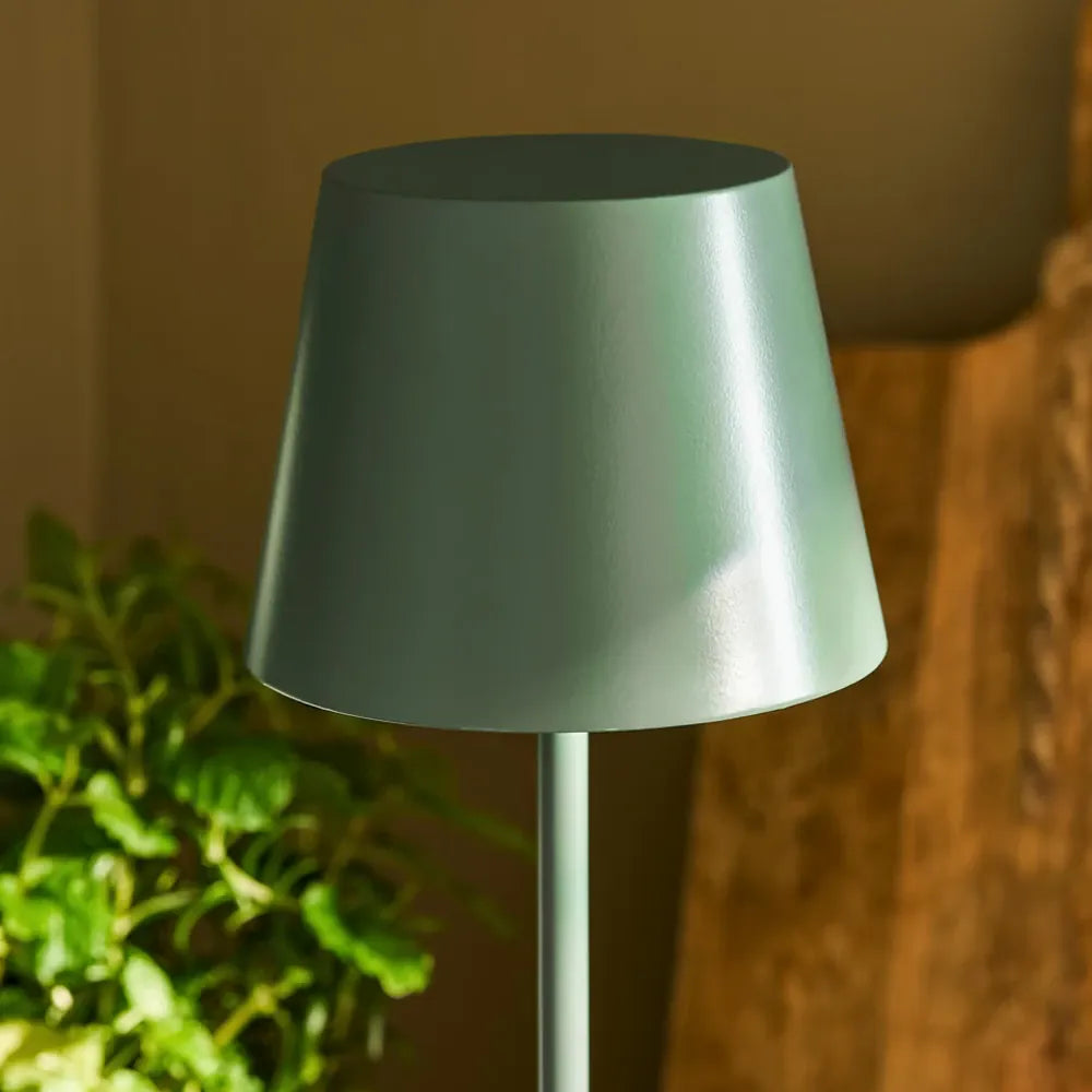 Winstone Rechargeable Table Lamp | Aluminium Thistle Green