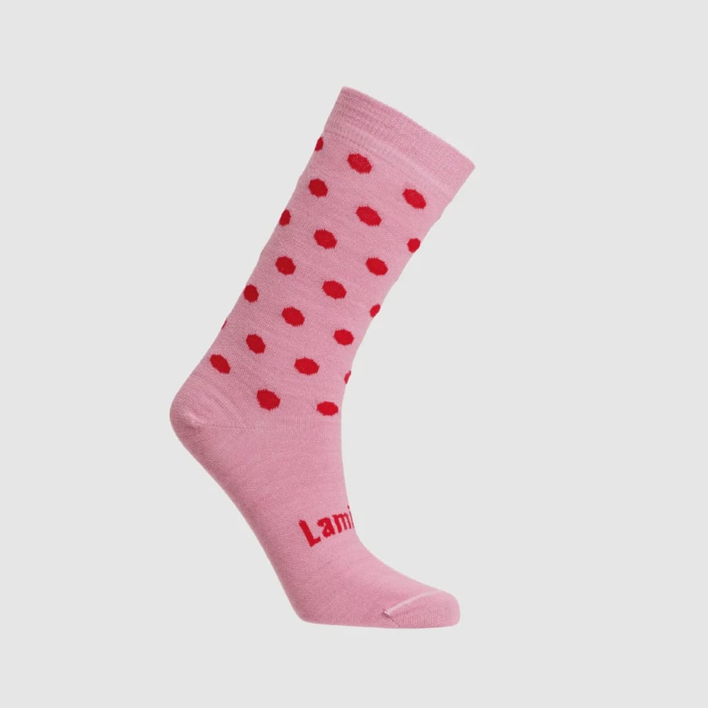 Women's Merino Crew Socks | Cherry