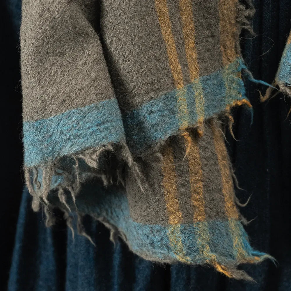 Wool Scarf | Gunmetal