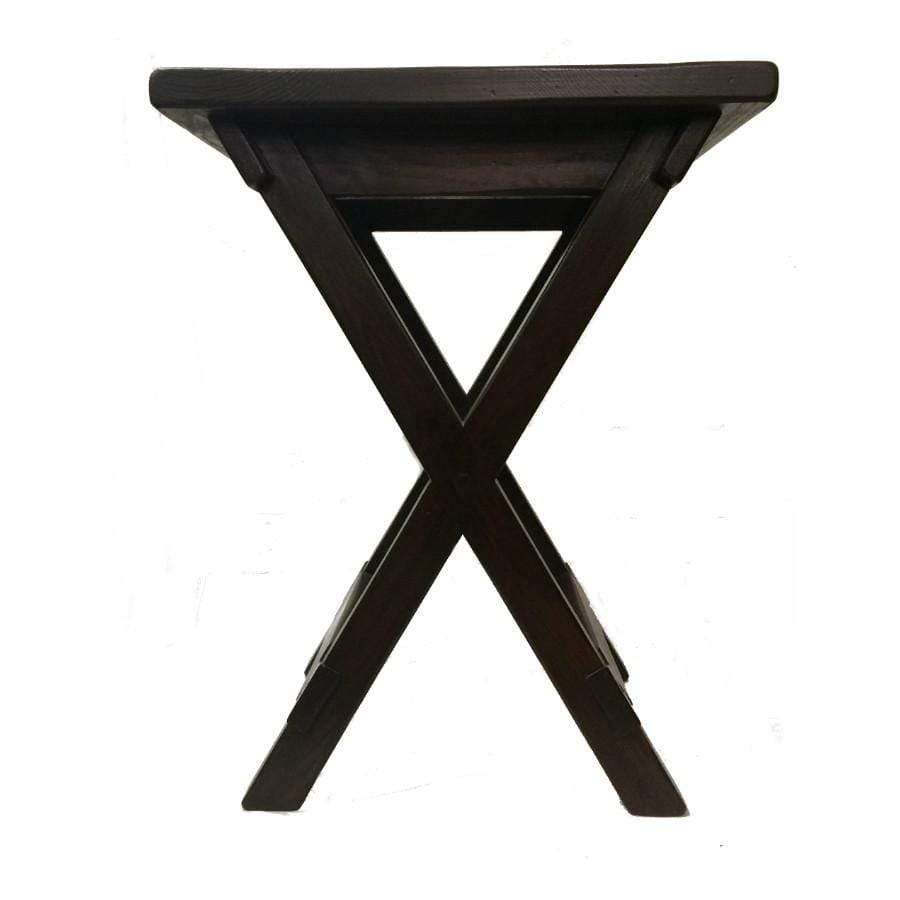 46x46x60 Trestle Side Table