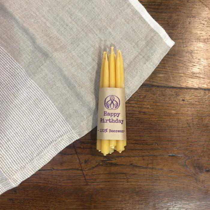 Beeswax Birthday Candles