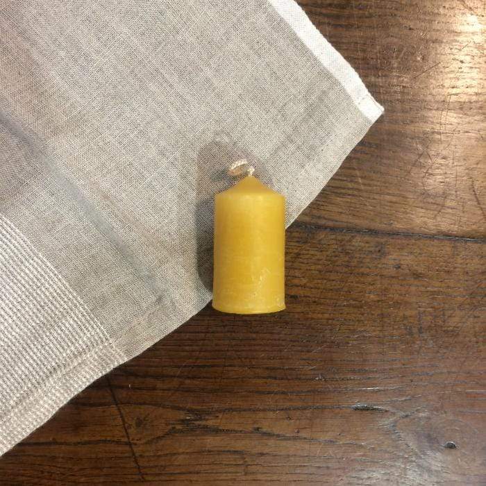 Beeswax Candle Natural Mini