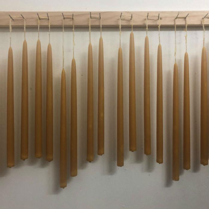 Beeswax Dinner Candle | Long Set of 2