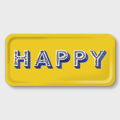 Birchwood Tray | Happy/Yellow