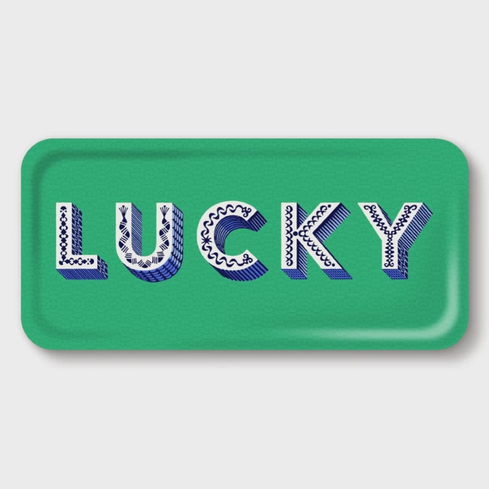 Birchwood Tray | Lucky/Green