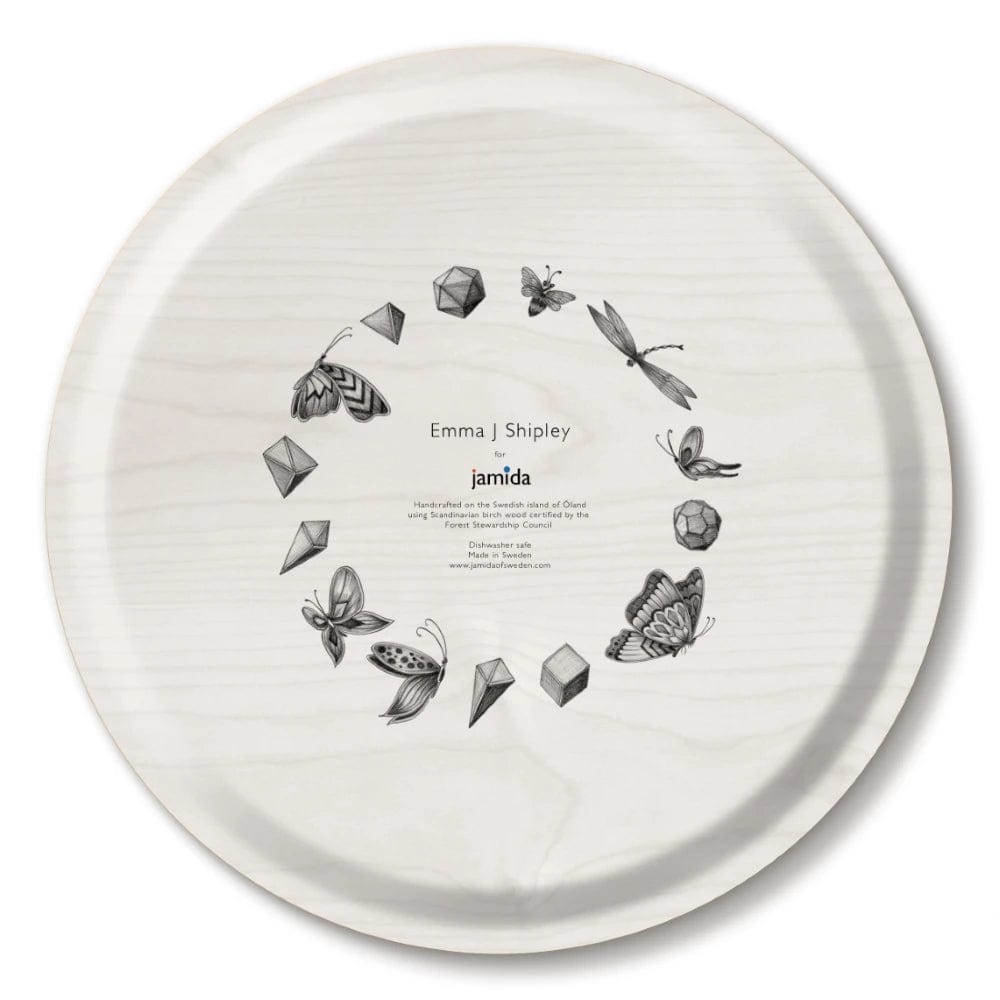 Birchwood Tray Medium Round | Zambezi/Teal