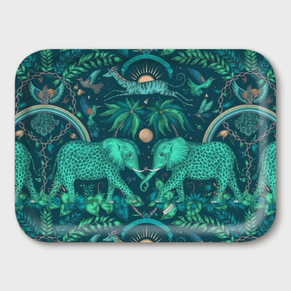 Birchwood Tray Small | Zambezi/Teal